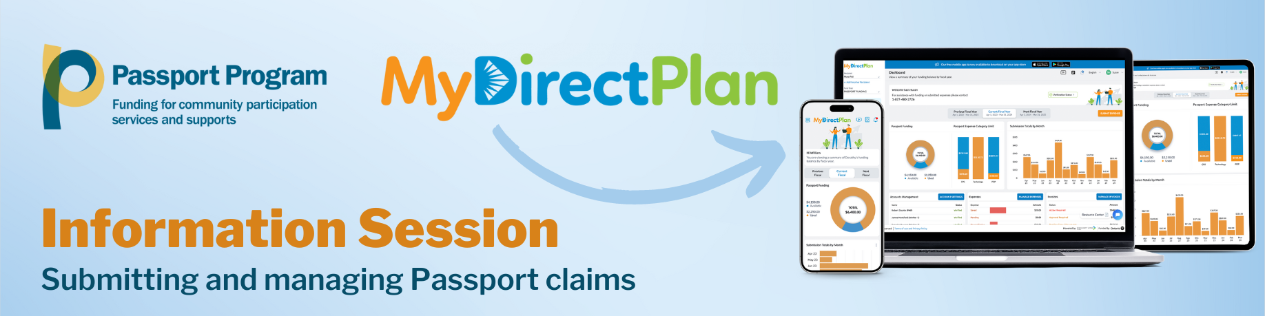 MyDirectPlan Information Session banner