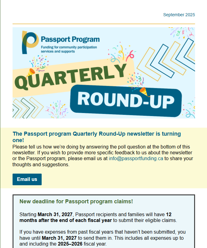 Quarterly Round-Up Newsletter September 2025 image